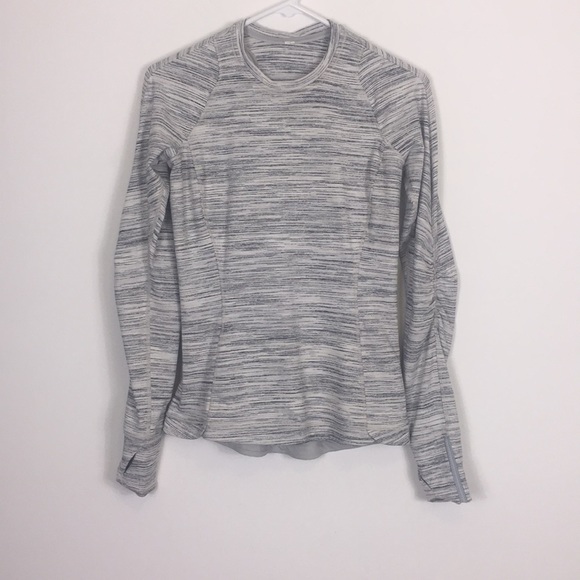 lululemon athletica Tops - Lululemon Grey Workout Long Sleeve